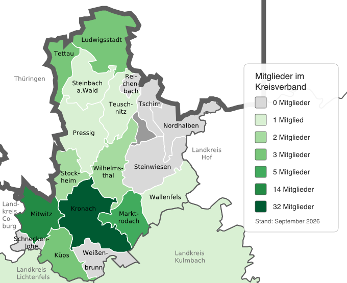Unsere Mitgliederzahlen im Überblick