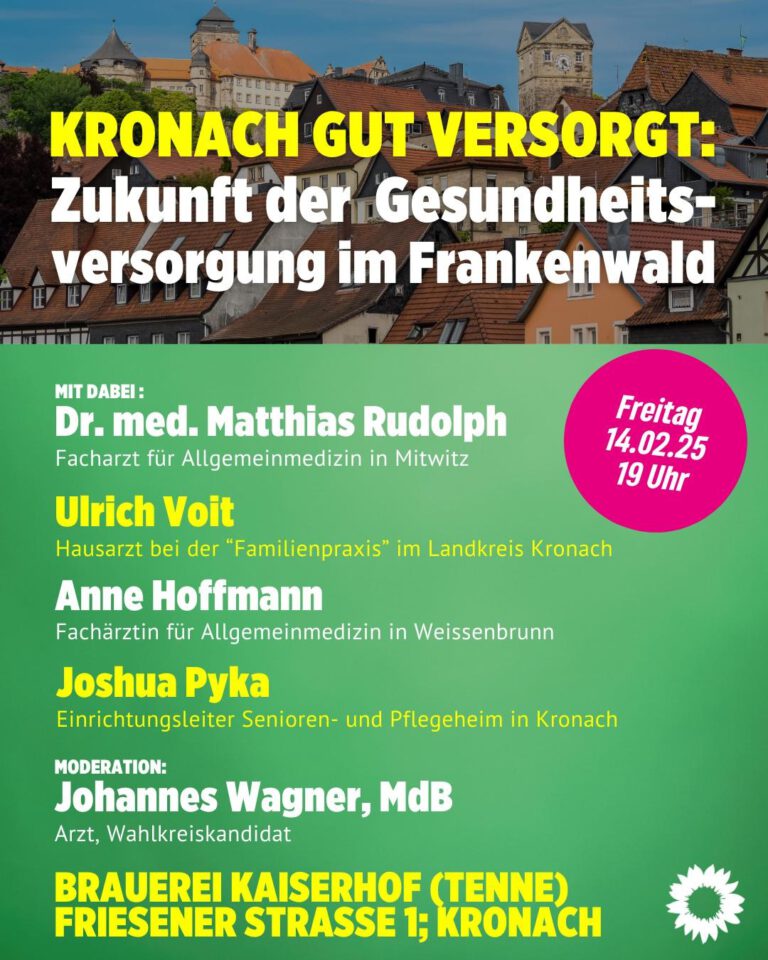 Kronach gut versorgt: Zukunft der Gesundheitsversorgung im Frankenwald